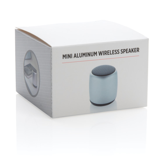 Mini enceinte publicitaire  sans fil en aluminium