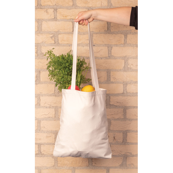 Sac publicitaire shopping type Tote bag Impact en coton recyclé AWARE™