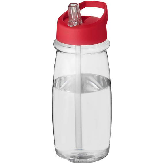 Bouteille de sport publicitaire H2O Pulse 600 ml avec couvercle à bec ver