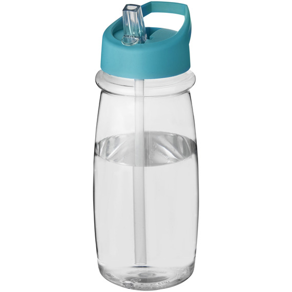 Bouteille de sport publicitaire H2O Pulse 600 ml avec couvercle à bec ver