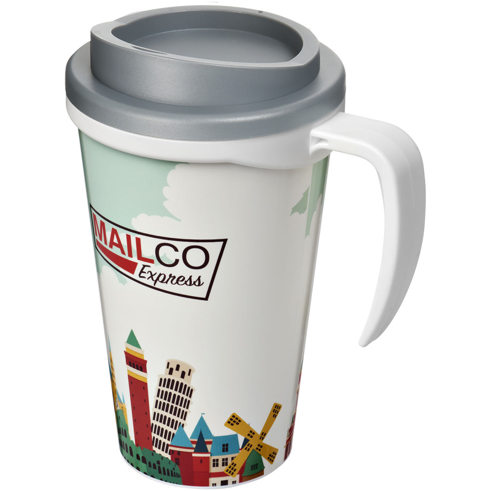 Mug publicitaire isolant Brite-Americano® grande 350 ml Made in Europe