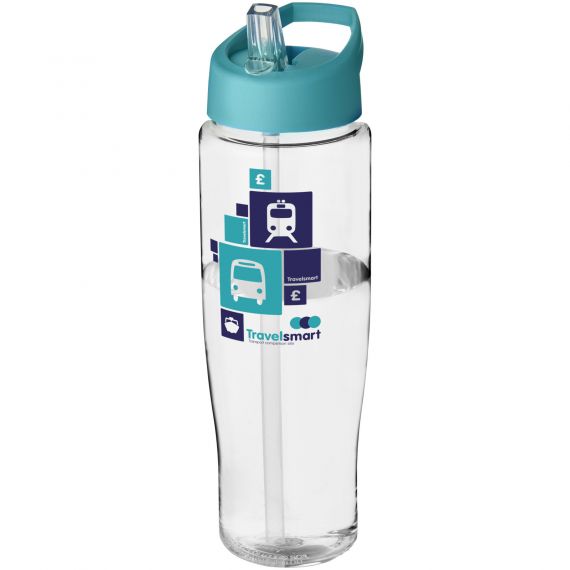 Bouteille publicitaire de sport H2O Tempo® 700 ml à clapetbec verseur Made in Europe