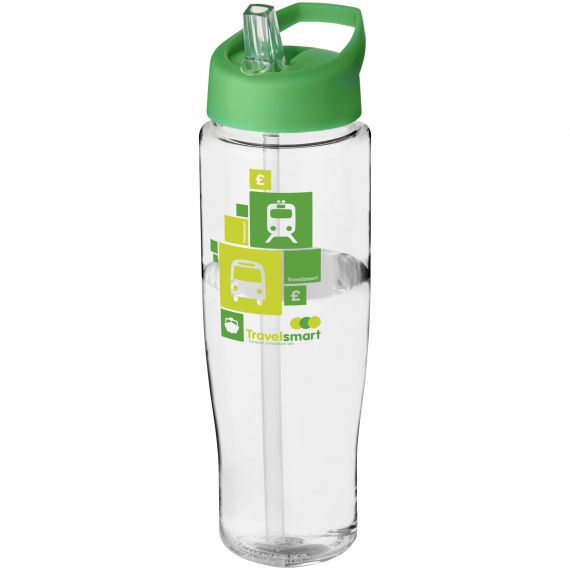 Bouteille publicitaire de sport H2O Tempo® 700 ml à clapetbec verseur Made in Europe