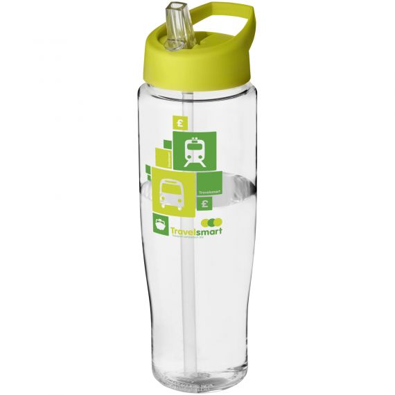 Bouteille publicitaire de sport H2O Tempo® 700 ml à clapetbec verseur Made in Europe