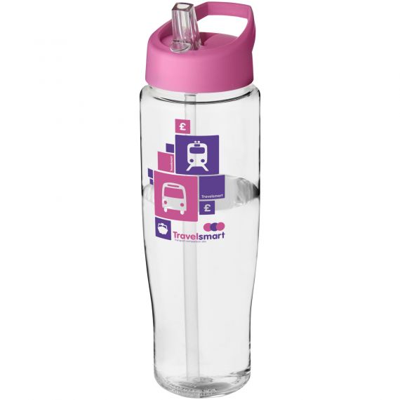 Bouteille publicitaire de sport H2O Tempo® 700 ml à clapetbec verseur Made in Europe