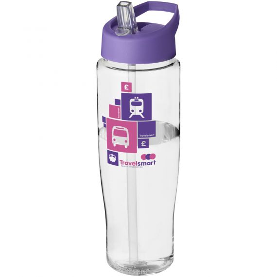 Bouteille publicitaire de sport H2O Tempo® 700 ml à clapetbec verseur Made in Europe