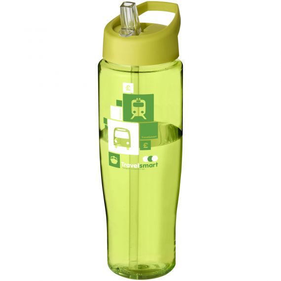 Bouteille publicitaire de sport H2O Tempo® 700 ml à clapetbec verseur Made in Europe