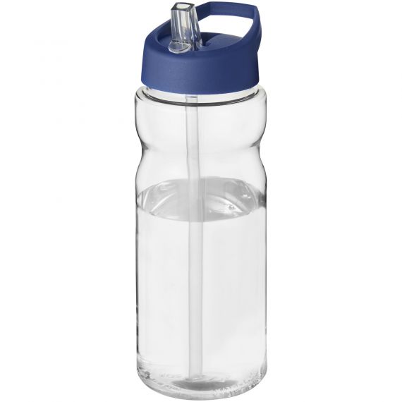 Bouteille publicitaire de sport H2O Base® 650 ml à clapet goulot Made in Europe