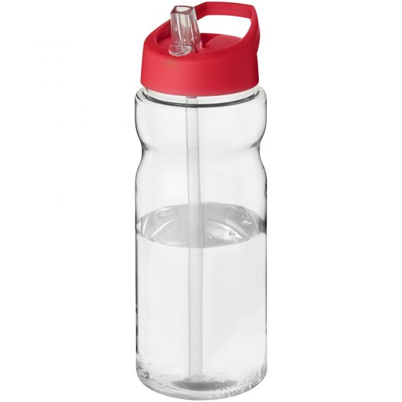 Bouteille publicitaire de sport H2O Base® 650 ml à clapet goulot Made in Europe