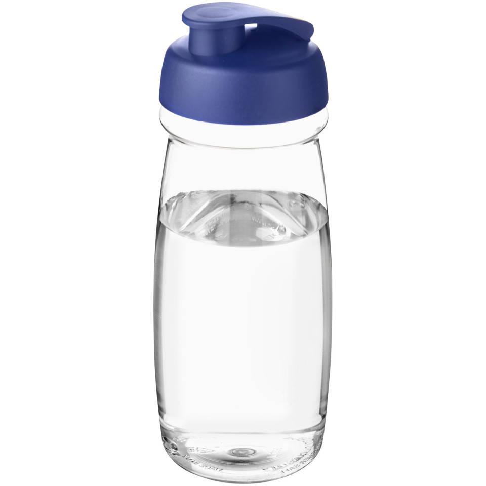 Bouteille publicitaire de sport H2O Pulse® 600 ml à clapet Made in Europe