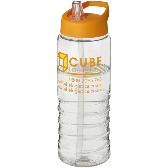 Bouteille publicitaire de sport H2O Treble 750 ml avec couvercle à bec verseur