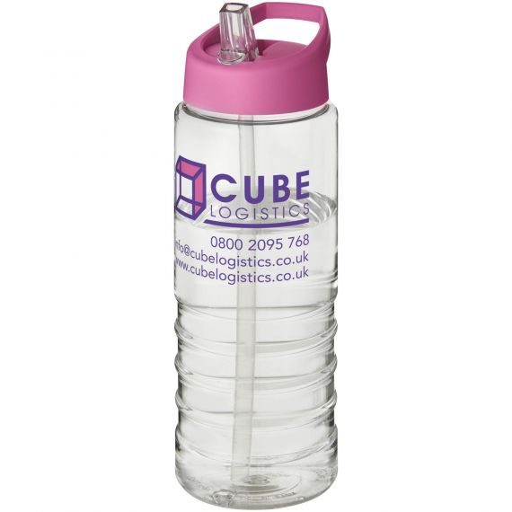 Bouteille publicitaire de sport H2O Treble 750 ml avec couvercle à bec verseur