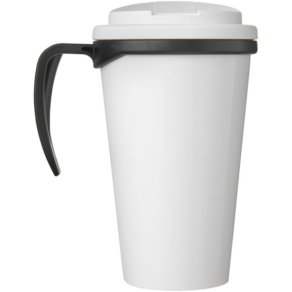 Mug isolant Brite-Americano® grande 350 ml avec couvercle anti fuite publicitaire