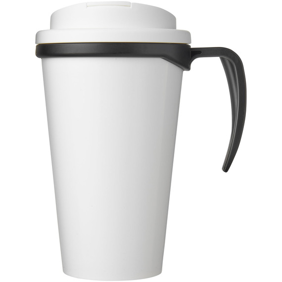 Mug isolant Brite-Americano® grande 350 ml avec couvercle anti fuite publicitaire