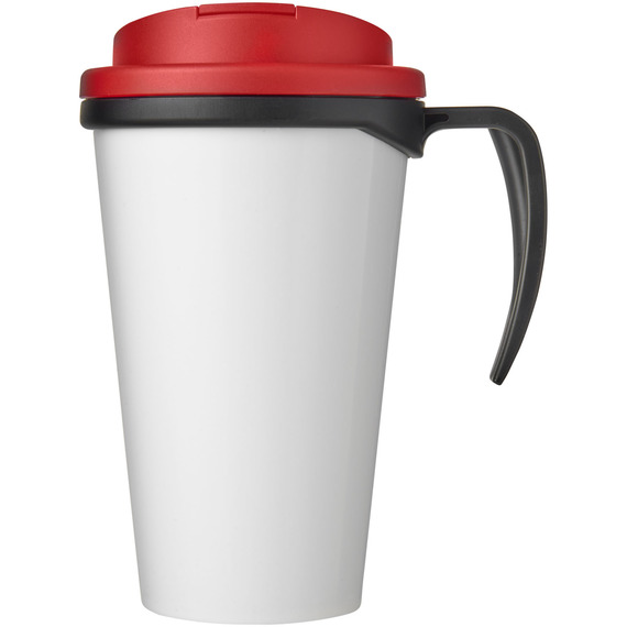 Mug isolant Brite-Americano® grande 350 ml avec couvercle anti fuite publicitaire