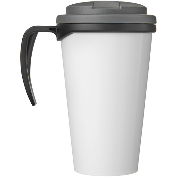 Mug isolant Brite-Americano® grande 350 ml avec couvercle anti fuite publicitaire