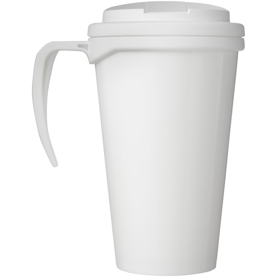 Mug isolant Brite-Americano® grande 350 ml avec couvercle anti fuite publicitaire