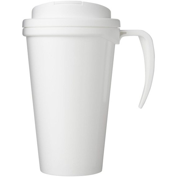 Mug isolant Brite-Americano® grande 350 ml avec couvercle anti fuite publicitaire