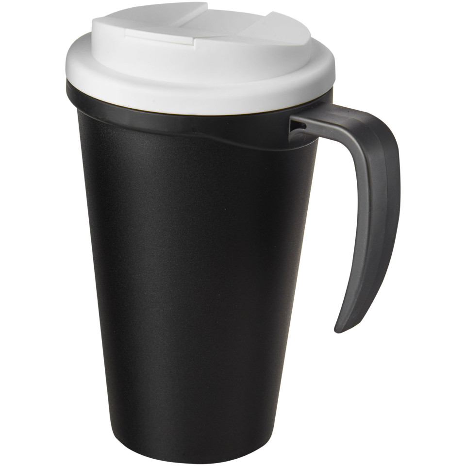 Mug isolant Americano® grande 350 ml avec couvercle anti fuites publicitaire