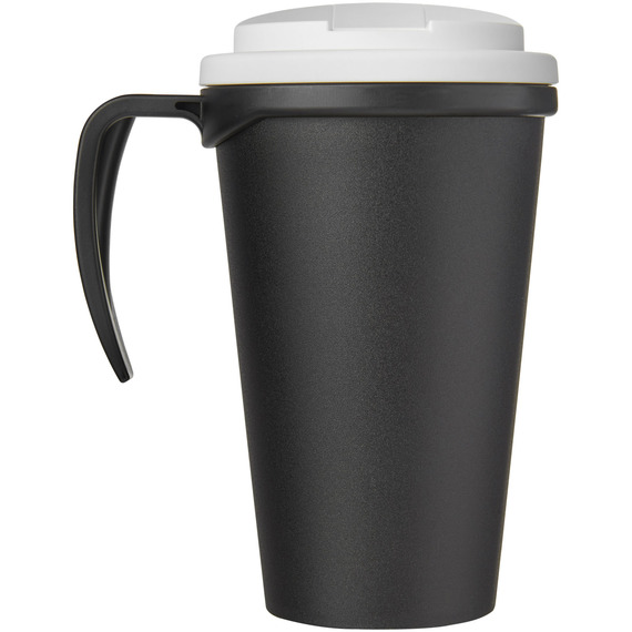 Mug isolant Americano® grande 350 ml avec couvercle anti fuites publicitaire