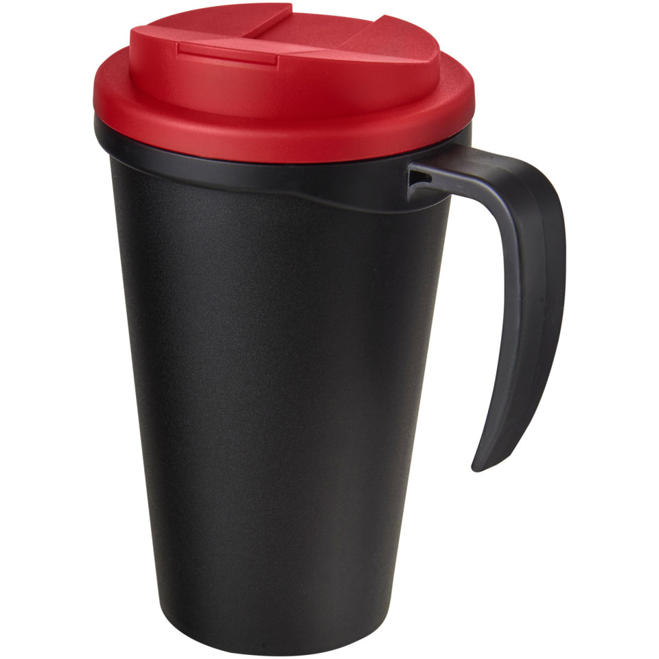 Mug isolant Americano® grande 350 ml avec couvercle anti fuites publicitaire