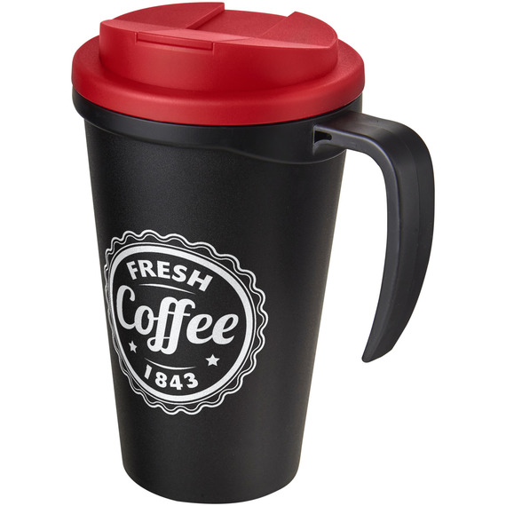 Mug isolant Americano® grande 350 ml avec couvercle anti fuites publicitaire