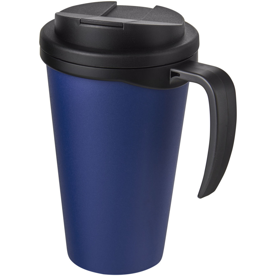 Mug isolant Americano® grande 350 ml avec couvercle anti fuites publicitaire