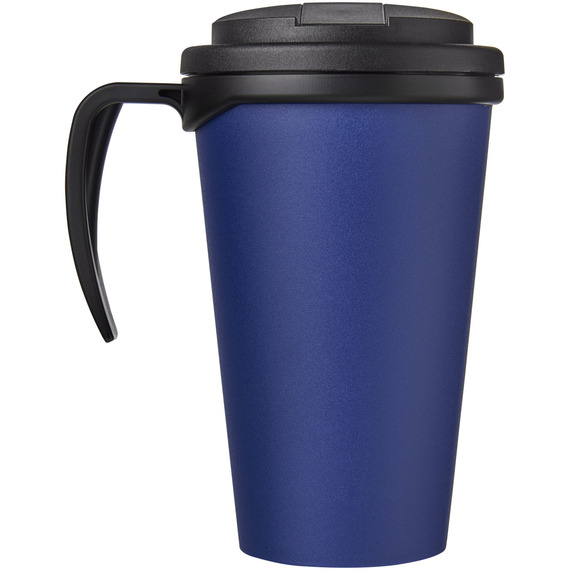 Mug isolant Americano® grande 350 ml avec couvercle anti fuites publicitaire