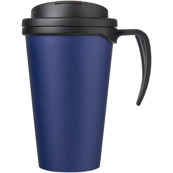 Mug isolant Americano® grande 350 ml avec couvercle anti fuites publicitaire