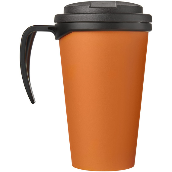 Mug isolant Americano® grande 350 ml avec couvercle anti fuites publicitaire