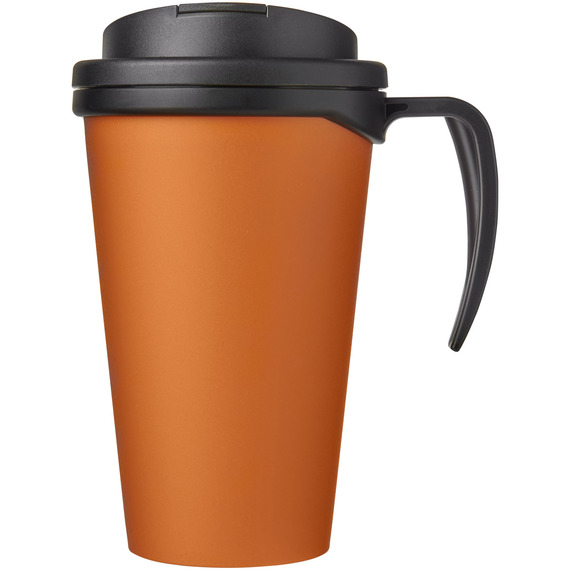 Mug isolant Americano® grande 350 ml avec couvercle anti fuites publicitaire