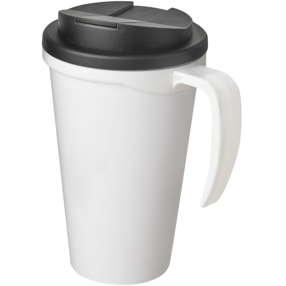 Mug isolant Americano® grande 350 ml avec couvercle anti fuites publicitaire