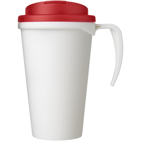 Mug isolant Americano® grande 350 ml avec couvercle anti fuites publicitaire