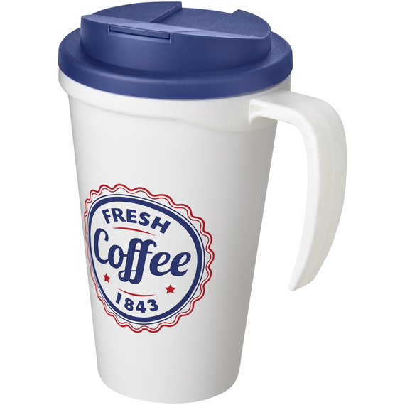 Mug isolant Americano® grande 350 ml avec couvercle anti fuites publicitaire