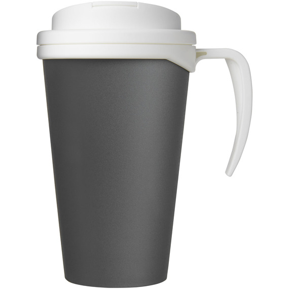 Mug isolant Americano® grande 350 ml avec couvercle anti fuites publicitaire