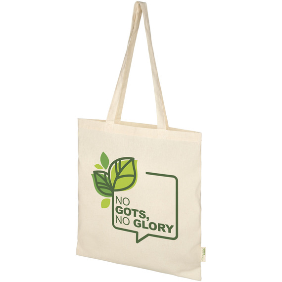 Sac fourre-tout en coton biologique Orissa 100 g/m² GOTS  publicitaire