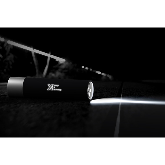 Lampe torche publicitaire logo lumineux et batterie de 2500 mAh SCX design