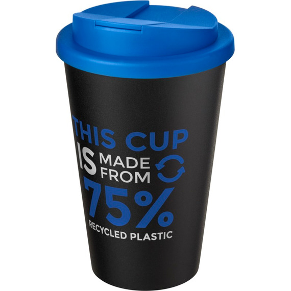 Gobelet Americano® Eco recyclé publicitaire de 350ml avec couvercle anti-déversement