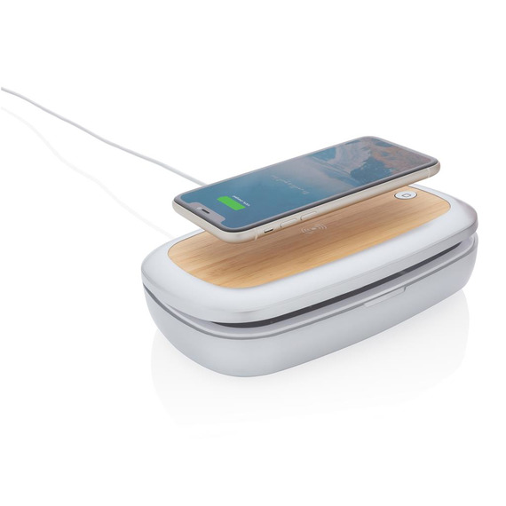 Boitier de stérilisation UV pour smartphone Capsule avec chargeur à  induction 5W