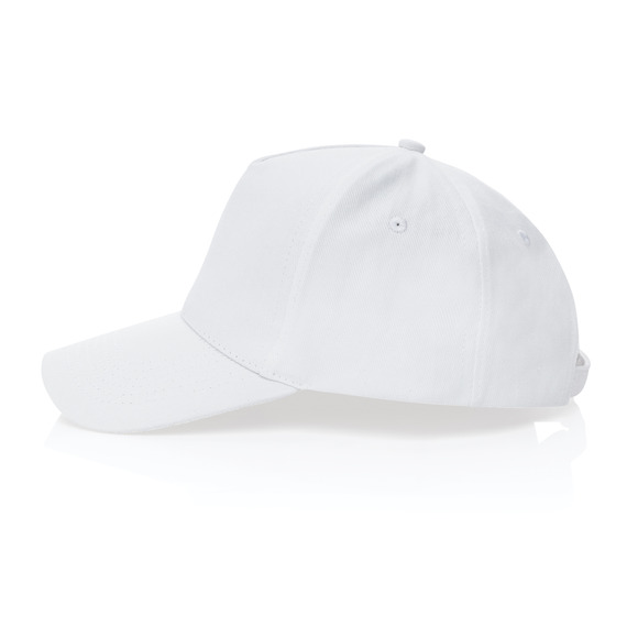 Casquette 5 panneaux en coton recyclé 280gr IMPACT publicitaire