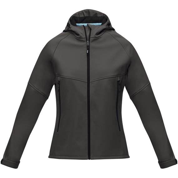 Veste publicitaire softshell recyclée femme Coltan