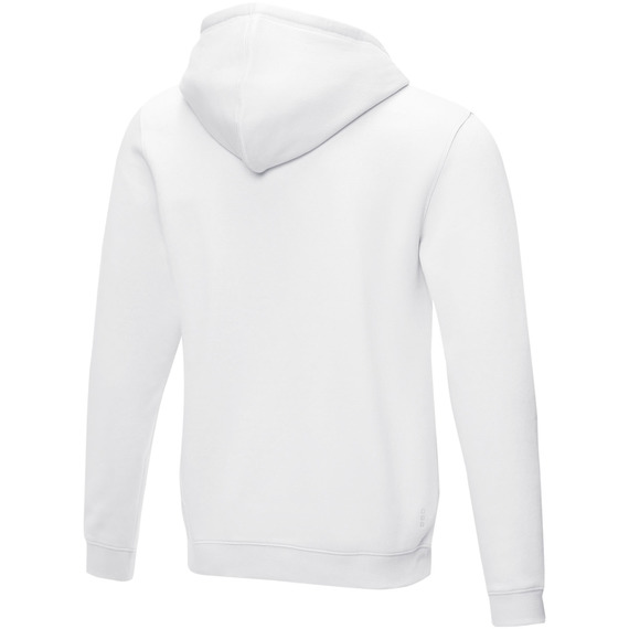 Sweat publicitaire full zip à capuche Ruby bio GOTS et recyclé GRS homme