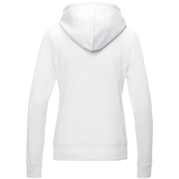 Sweat publicitaire full zip à capuche Ruby bio GOTS et recyclé GRS femme