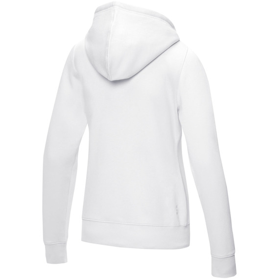 Sweat publicitaire full zip à capuche Ruby bio GOTS et recyclé GRS femme