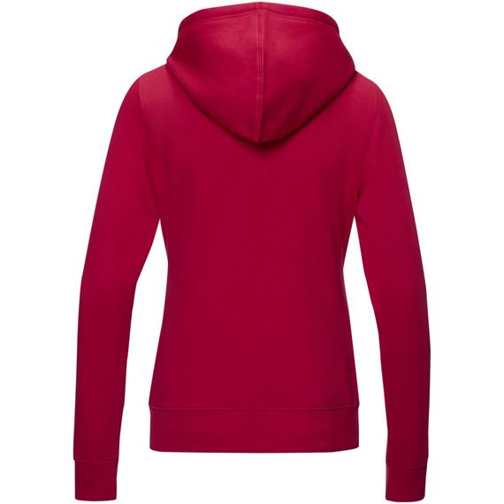 Sweat publicitaire full zip à capuche Ruby bio GOTS et recyclé GRS femme