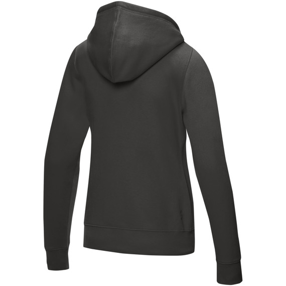 Sweat publicitaire full zip à capuche Ruby bio GOTS et recyclé GRS femme