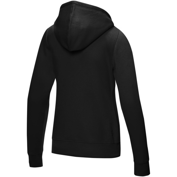 Sweat publicitaire full zip à capuche Ruby bio GOTS et recyclé GRS femme