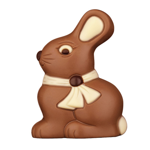 Lapin en chocolat classique publicitaire