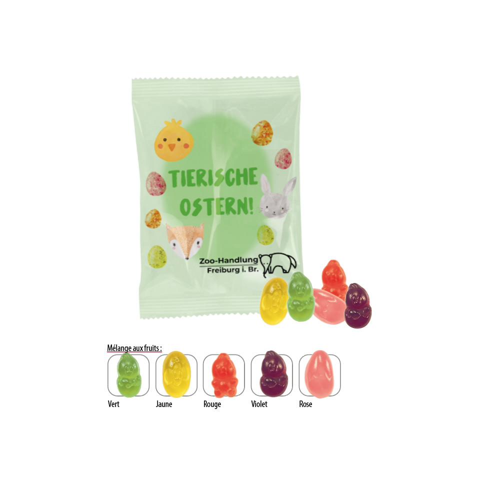 Mini Poussins Haribo personnalisable