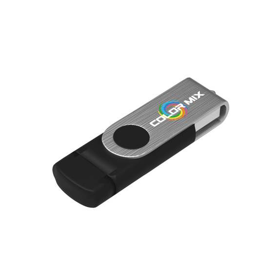 Clé USB publicitaire avec fiche type C USB Stick Twister-C